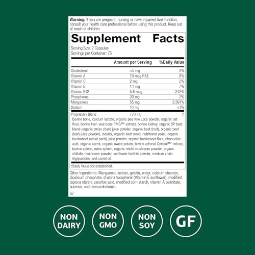 Standard Process Ligaplex I - Joint Support Supplement for Ligament & Cartilage Health - Bone Strength Support - Non-Soy