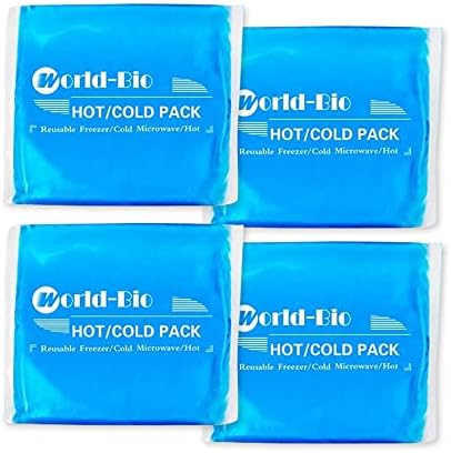 Soft Ice Packs Reusable Gel Pack 2, Hot and Cold Gel Ice Packs for Injuries, Headaches, Joint Pain Relief, Comfort Ice Pack Flexible Therapy on Neck, Ankle, Knee, Leg, Shoulder, Elbow, Wrist, Feet