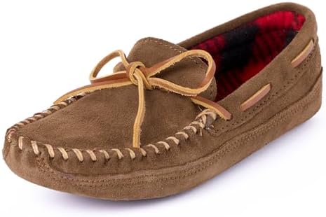 Minnetonka Men's Double Bottom Fleece Slipper
