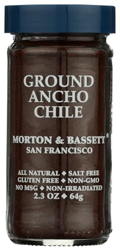 Morton & Bassett Cayenne Pepper, 1.8 oz – Non-GMO, Salt-Free, Bold and Spicy for Heat, Sauces & Mexican Cuisine