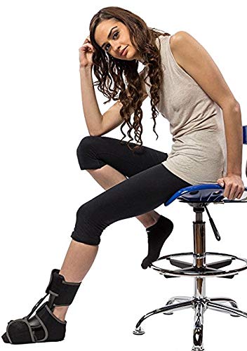 Comfort Dorsal Night Splint - For Plantar Fasciitis, Achilles Tendinitis | Pain Relief from Drop Foot, Heel Spurs - Small/Medium
