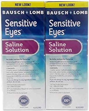Sensitive Eyes Plus, 12 Fl oz, Twin Pack by Bausch & Lomb