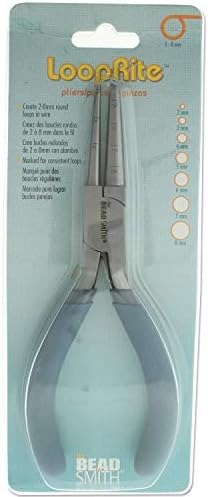 The Beadsmith Loop Rite Plier, 2-8mm loops, create round shapes, tool for Jewelry Making and Creating Wire Pieces for Findings, Art and Home Decor