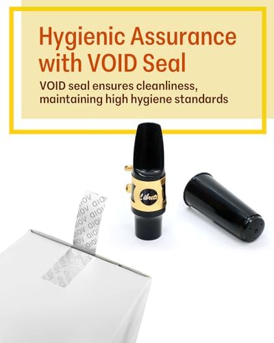 Libretto Alto Saxophone Mouthpiece Kit, Giftable Standard Mouthpiece Set: ABS Mouthpiece, Plastic Cap
