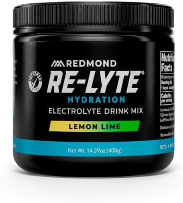 REDMOND Re-Lyte Sugar Free Electrolyte Powder Drink Mix (Mixed Berry)