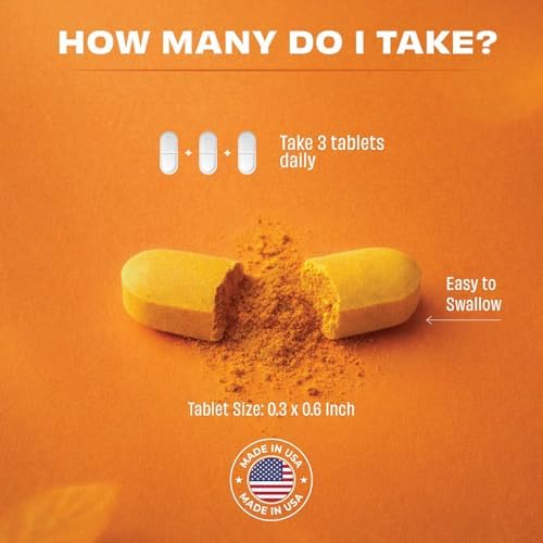 Pomona Wellness Organic Turmeric Supplement 2100 mg, 120 Tablets