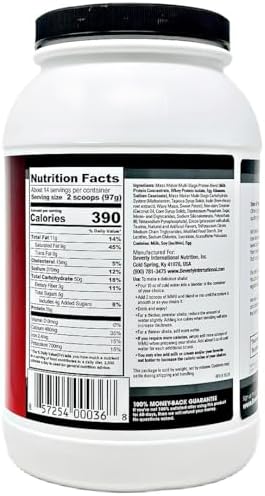 Beverly International Mass Maker Ultra, Vanilla, 14 Servings, 3 lb | Build Lean Mass, Milk Protein Isolate, Whey Protein Isolate + Egg, MCT Oil, Clean Carbs, Great Taste
