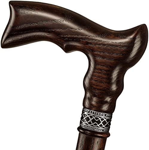Asterom Extra-Tall Walking Cane for Men - Ergonomic Walking Stick, 39 Inch