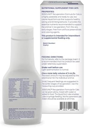 Rebound Recuperation Formula for Cats