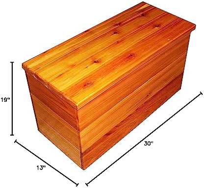Steve's Gift Shoppe DIY Kit - Cedar Chest and Storage Bench Size 30 x 13 x 19 inches