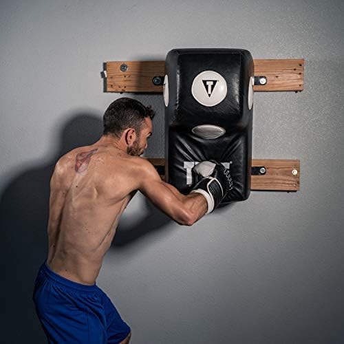 TITLE Boxing Wall Mount Menace Training Bag - Uppercut Bag, Angle Punching Bag