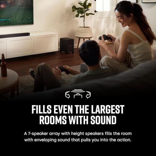 Polk Audio Signa S2 Ultra-Slim Sound Bar for Smart TV with Subwoofer