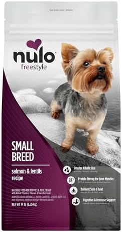 Nulo FreeStyle Small Breed Dog Food Dry - Salmon & Lentils, Puppy & Adult Grain Free Dog Food, Natural, High Protein