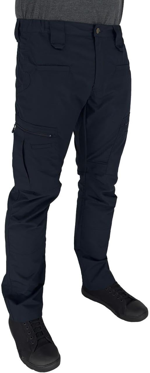 LA Police Gear LAPG Men's Atlas Stretch Tactical Cargo Pants | Durable & Lightweight Ripstop Outdoor Hiking Work Pants for Men