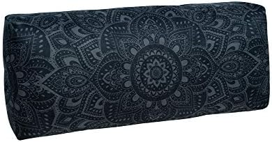 yogadesignlab | The Yoga Bolster | Comfortable, Supportive Eco-Friendly Luxury Yoga Cushion | Recycled Plastic Bottle Microfiber | Natural Cotton
