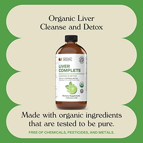 CNP | Liver Complete Liquid 8oz - Milk Thistle Chanca Piedra Detox Aid | Organic liver cleanse liquid with milk thistle, dandelion and chanca piedra for detox support and easy absorbing herbal aid