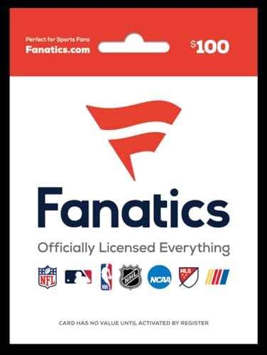 Fanatics Physical Gift Card - $25