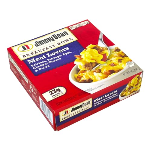 Jimmy Dean Meat Lovers Breakfast Bowls, 56 Oz, Box Of 8 Bowls