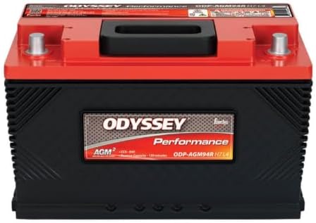 Odyssey Battery 94R-850 Performance Automotive Battery Group 94R 1500 PHCA 850 CCA 1000 MCA RC Min. 150 L-12.36 in. W-6.85 in. H-7.47 in. w/SAE