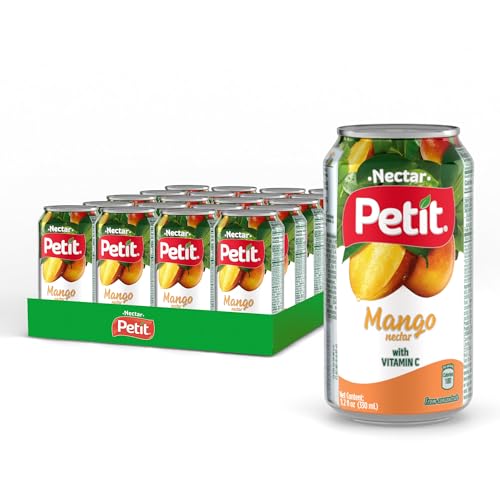 Petit Pineapple Nectar, 330 ml Cans (Pack of 24) – Refreshing Tropical Fruit Juice Beverage