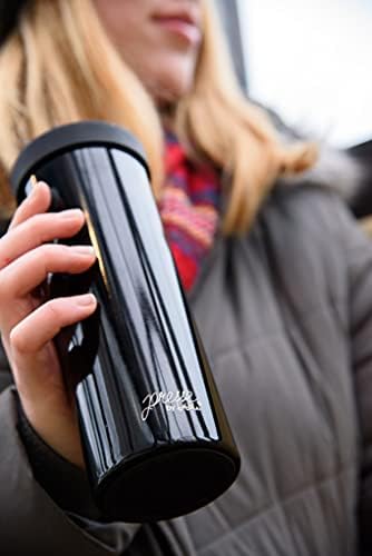 PRESSE by Bobble French Coffee Press Insulated Travel Tumbler 13 oz Black | Yes