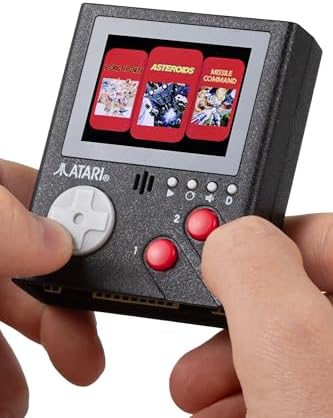 Mini Retro Games Console, 150 in-Built Games, 8-Bit Retro Gaming Handheld Console, 1.8” Full Colour LCD Screen Pocket Console, Immersive Sound Games Console - ThumbsUp!
