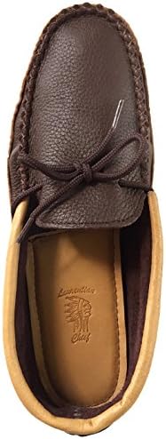 Laurentian Chief Men's Moose & Elk Leather Moccasin Shoes