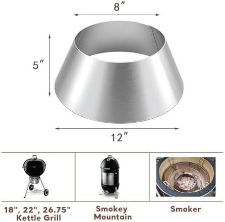 Uniflasy BBQ Whirlpool for Weber Kettle 22