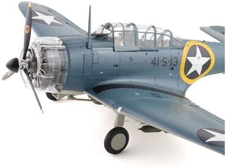 Hobby Master | 1:32 Scale Diecast Military Aircraft Replica | SBD-3 Dauntless Operation Torch BuNo. 06624, 41-S-13, VS-41, USS Ranger