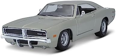 Maisto 1:25 Scale 1969 Dodge Charger R/T Diecast Vehicle (Colors May Vary)