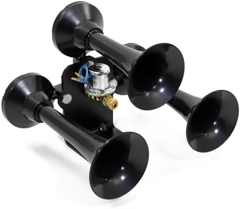 Hornblasters Bandit 228H 2-Gallon All-In-One Air Horn Kit - 3 Trumpets - Easy Install
