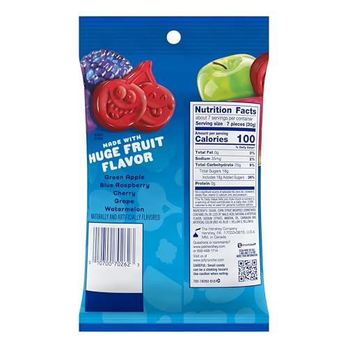 JOLLY RANCHER Gummies Original Fruit Flavored Gummy Candy Box, 3.5 oz