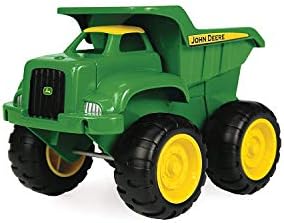 TOMY John Deere Vehicle Set - Includes Dump Truck Toy and Tractor Toy with Loader - Kids Outdoor Toys - Kids Construction and Sandbox Toys - 6