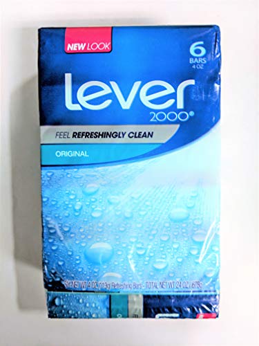 Lever 2000 Original Refreshing Bar Soap, Perfectly Fresh 4 oz, 2 ea