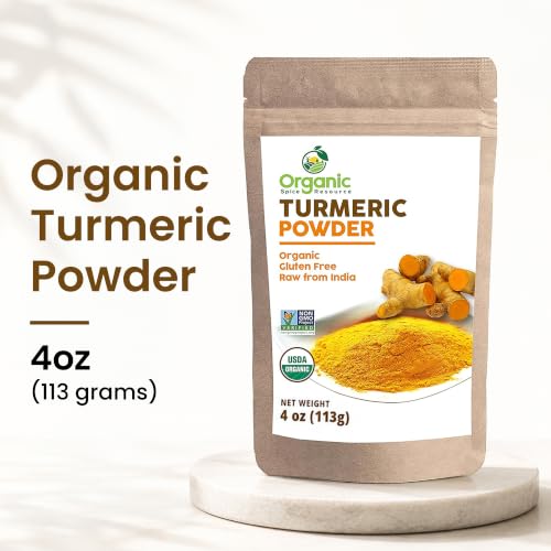 Organic Spice Resource Turmeric Root Powder, 8 oz (226 g)