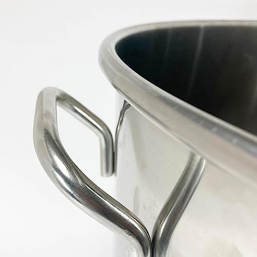 Bayou Classic 1124 24-qt Stainless Stockpot w/Lid And Basket Includes Vented Lid Perforated Stainless Steel Basket Perfect For Steaming Boiling and