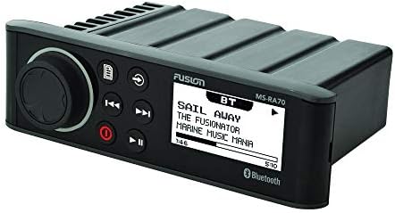 Fusion MS-RA70 Marine Radio System with MS-RA70DC Din Cage