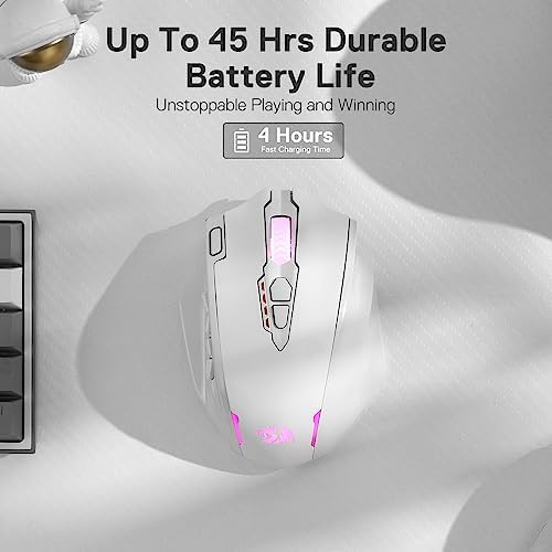 Redragon M908 Wired MMO RGB Gaming Mouse 12400 DPI Remapping Keys | Stable Lag-Free Connection, Redefine Keybinding Macro, Vibing Backlight, Ergonomic Grip Body Comfort