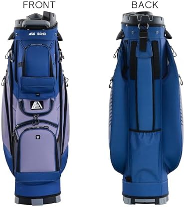 ASK ECHO T-Lock 3.0 Golf Cart Bag, Quiet 14-Way Full-Length Divider
