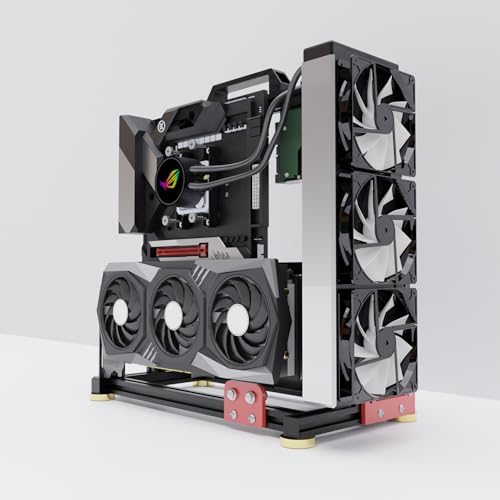 DIY Aluminium Pc Open Case Computer Chassis Test Bench Support Water Cooling Support Server Chassis Support Itx Matx ATX Eatx (2.M-ATX)