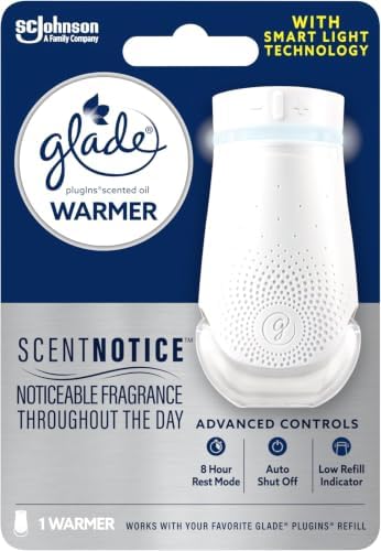 Glade PlugIn Plus Air Freshener Warmer, Holds Scented Oil Refill, 1 Count