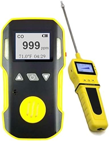 Carbon Monoxide Detector CO Analyzer + Pump by Forensics | USA NIST Calibration | Water, Dust & Explosion Proof | USB Recharge | 0-1000 ppm |