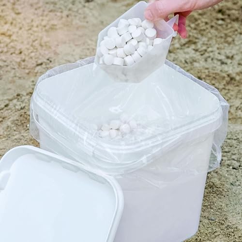 Airmax MuckAway Bacteria Enzyme Tablets for Ponds & Lakes, 16 Scoops | Natural beneficial bacteria muck, sludge & noxious odor solution for cleaner beaches & shorelines; fish, pet & wildlife safe