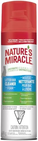 Nature's Miracle Cat Litter Box Cleaner Foam, 17.5 oz (4 Pack)