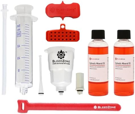 BleedZone Shimano Hydraulic Brake Bleed Kit with Mineral Oil