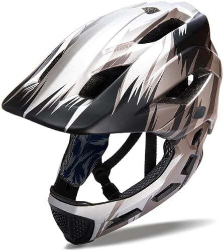 Toddler and Kids Full Face Bike Helmet Girl and Boy BMX