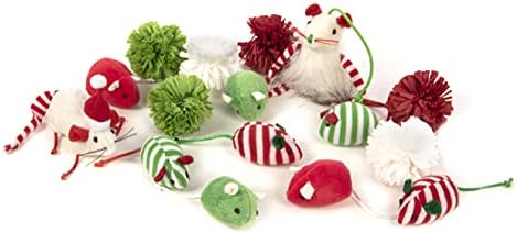 SmartyKat (16 Set Bundle) Birthday Bash Variety Pack Catnip Cat Toys - Multi Color, Set of 16