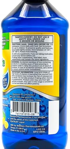 Multi-Vite Liquid Alcohol Free 8 fl Ounce (236 ml) Liquid
