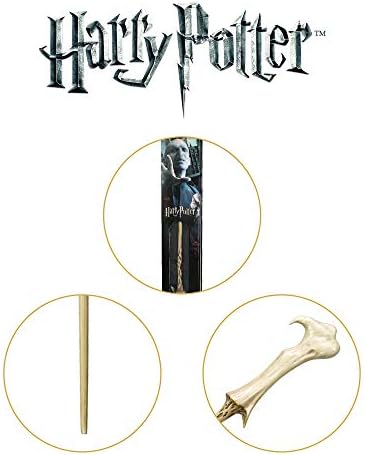 The Noble Collection - Lord Voldemort Wand in A Standard Windowed Box - 15in (37cm) Wizarding World Wand - Harry Potter Film Set Movie Props Wands
