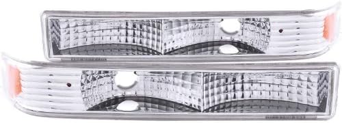 Anzo USA 511038 Chevrolet S10 Chrome Euro w/Amber Reflector Parking Light Assembly - (Sold in Pairs)